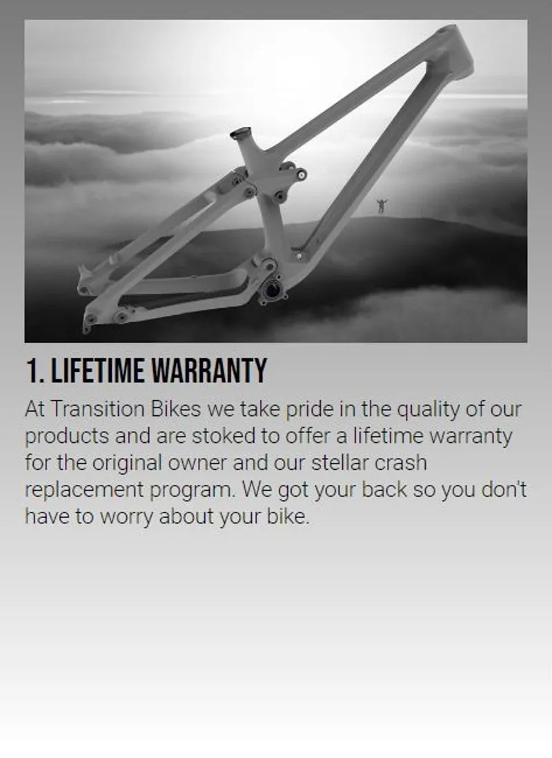 Transition Sentinel Alloy MTB Frame Set Platinum Silver-1